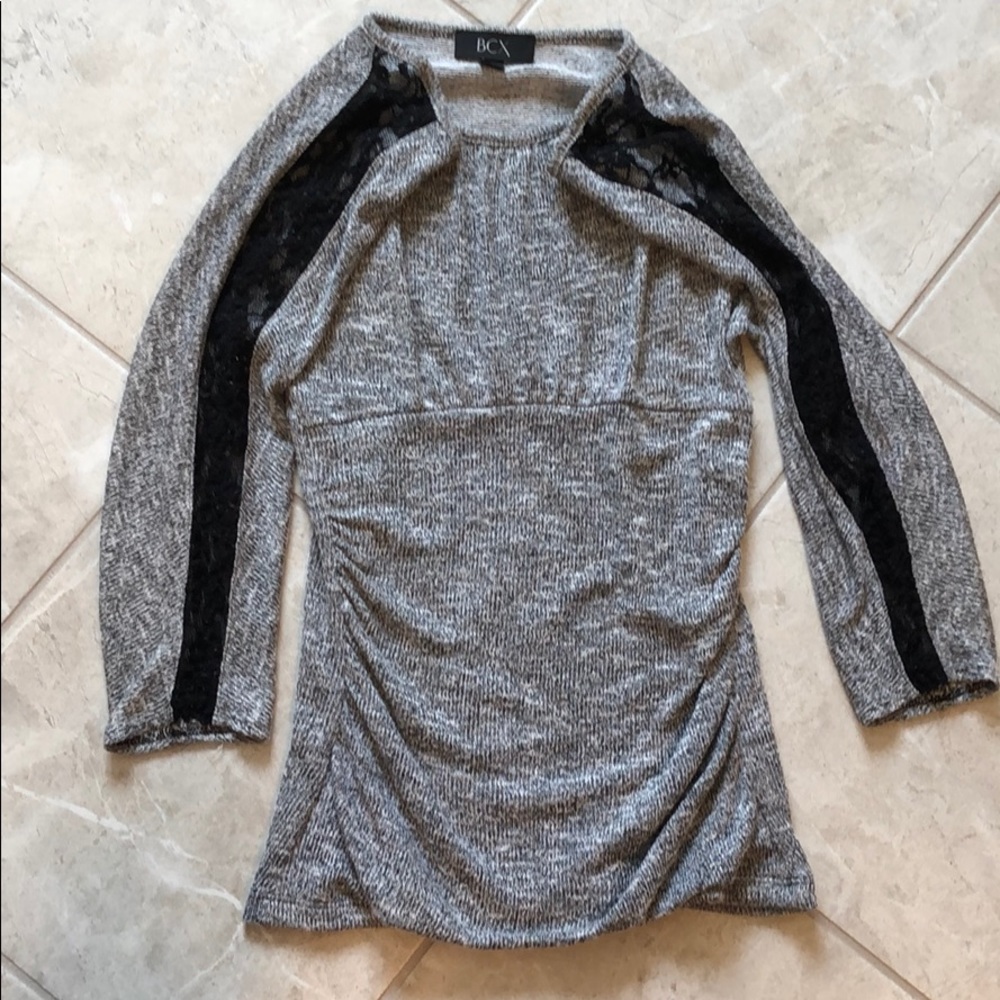 Lace sleeve top
